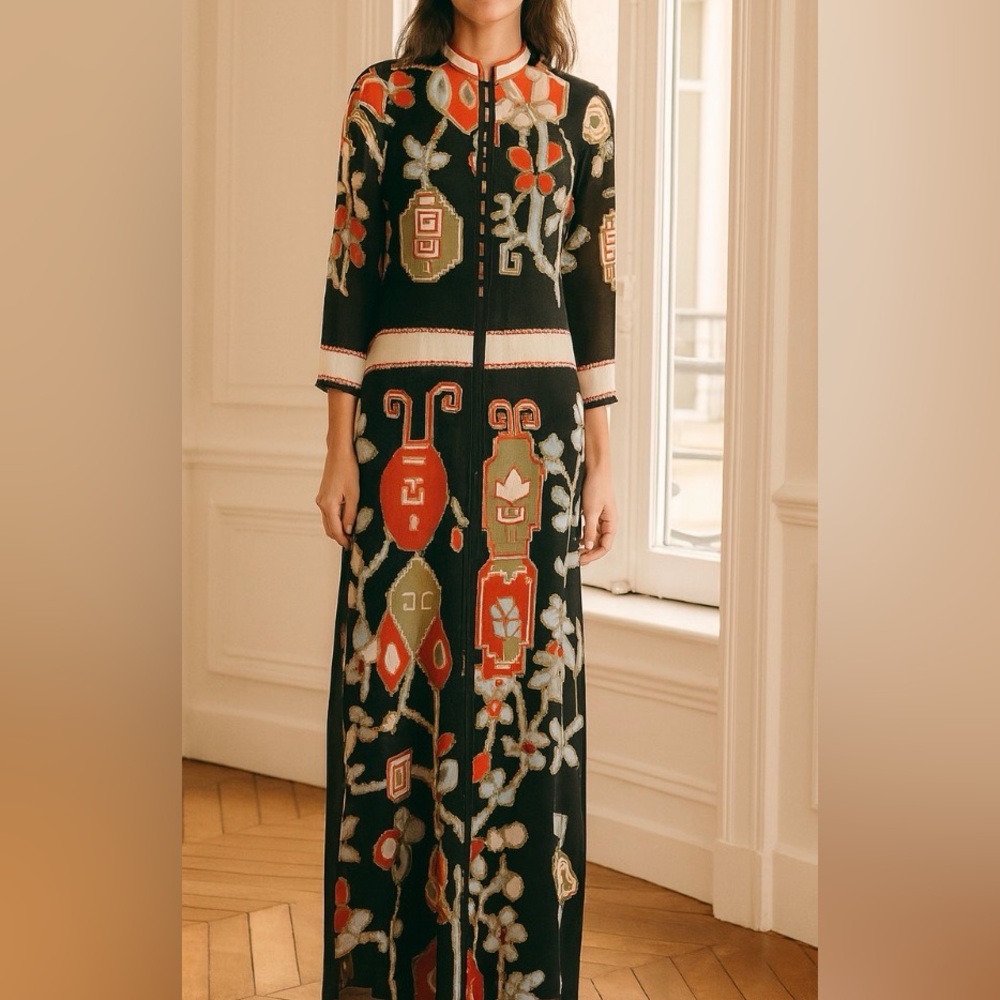 Vintage Lavin / Bonwit Teller Lounge Maxi Dress
